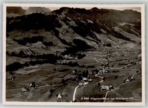6197 Schangnau Foto AK Fliegeraufnahme