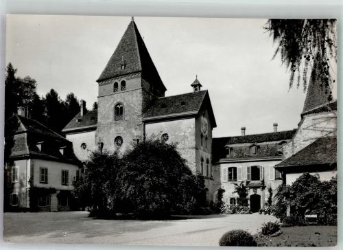 1797 Münchenwiler Villars-les-Moines 1961 Foto AK Schloss