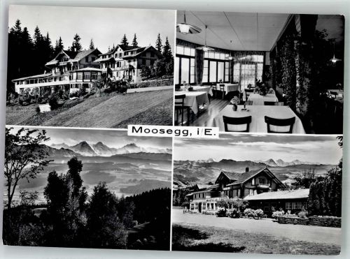 3543 Emmenmatt Werbe AK Hotel Kurhaus Moosegg