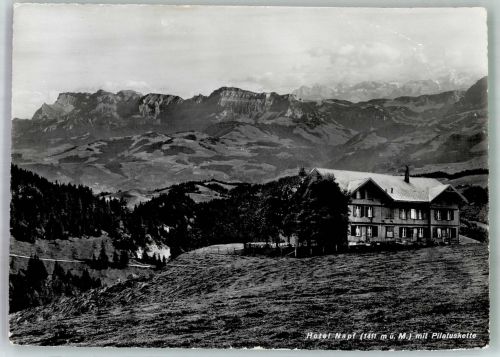 6133 Hergiswil b. Willisau 1951 Foto AK Hotel Napf