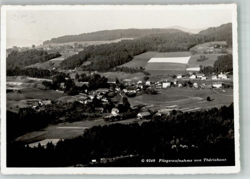 3174 Thörishaus Foto AK Fliegeraufnahme Feldpost Mil. Kurse u. Schulen