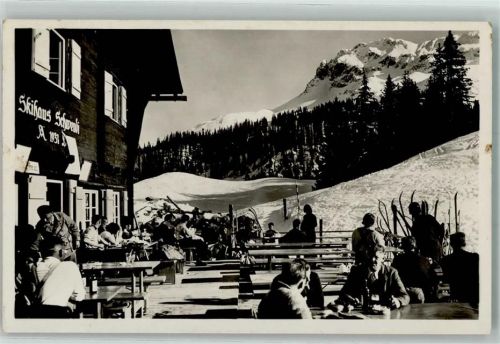 Serneus Skihaus Schwendi Terrasse