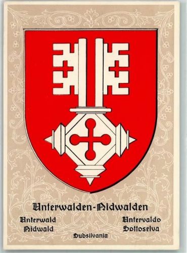 Wappen Rot Silber Doppelschlüssel