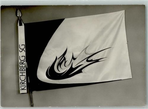 9533 Kirchberg SG Foto AK Fahnenweihe 1959 Turnverein E.T.V.