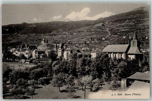 Sierre 1913 Kirche