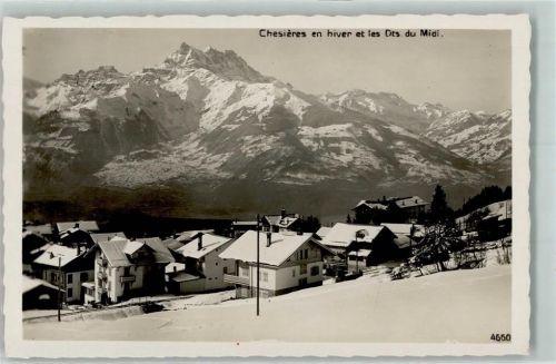 Chesières Winter Schnee