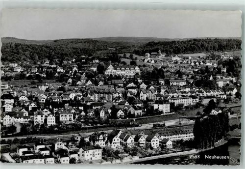 8212 Neuhausen am Rheinfall Foto AK Hotel Gasthaus Schlösschen Wörth