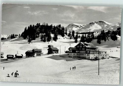 6433 Stoos SZ - Schwyzer Bärghus Schweizer Berghaus Winter Schnee
