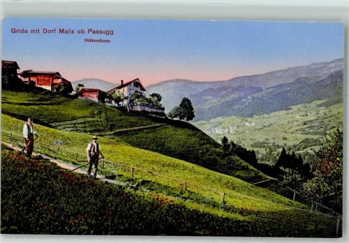 Malix Grida Passugg Tracht Landwirtschaft