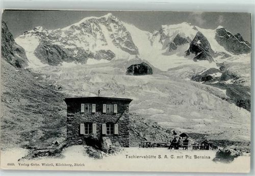 Chamanna da Tschierva Tschiervahütte 1903 - Bernina