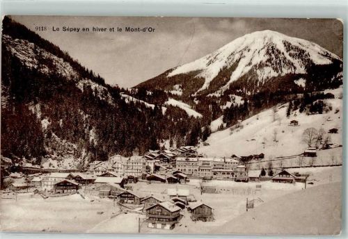 Le Sépey Winter Schnee