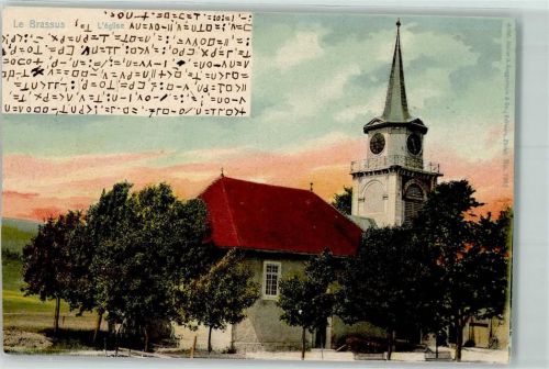 Le Brassus 1902 L Eglise Kirche Uhr