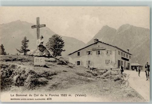 Col de la Forclaz Kreuz Frau