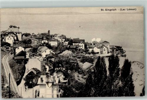St-Gingolph Lac Leman Gleise Steg