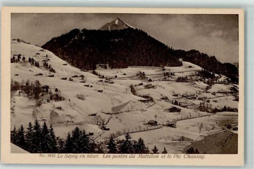Le Sépey Winter Schnee