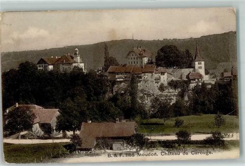 Moudon 1907 Chateau de Carouge