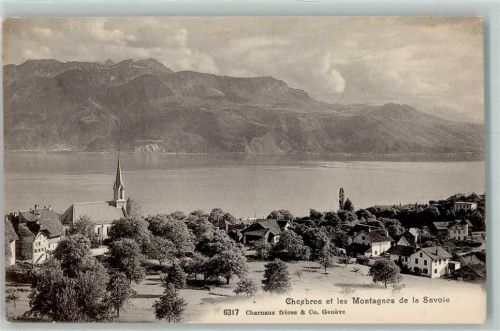 Chexbres Montagnes de la Savoi Kirche Berge