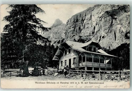 Melchtal 1910 Waldhaus Stöckalp Kesselenwand