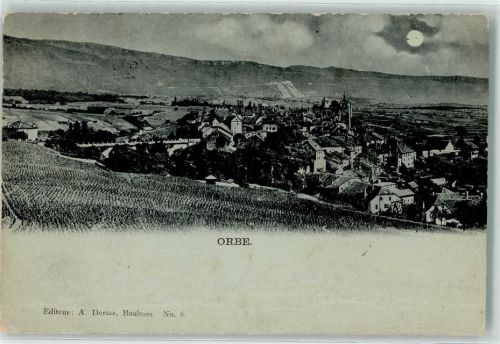 Orbe 1899 Mondschein