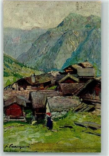 Bosco/Gurin Alphütten sign. Filippo Franzoni