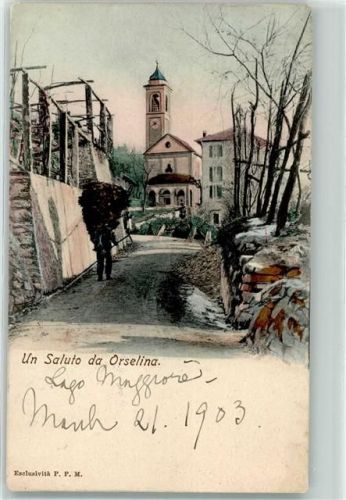 Orselina 1903 Kirche