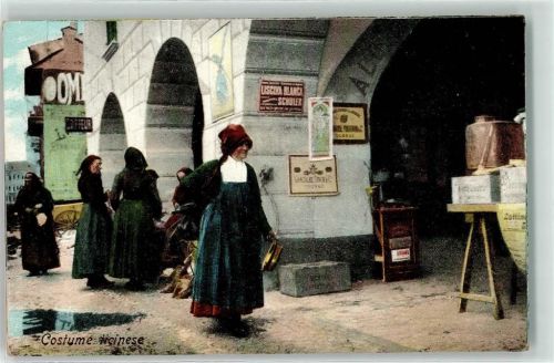 Faido 1906 Costume ticinesi Ort lt. Stempel