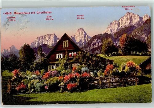 8880 Walenstadt - Bauernhaus Churfirsten