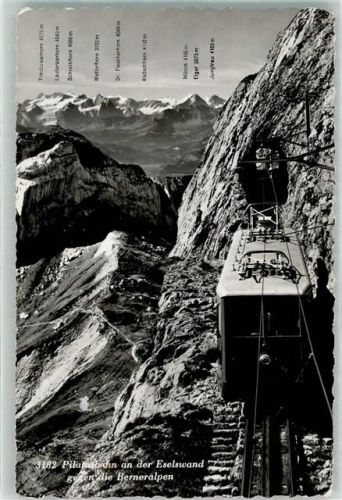 Pilatus Kulm Pilatusbahn an der Eselwand Berneralpen