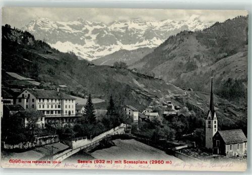 Seewis Dorf 1903 Hotel Scesaplana