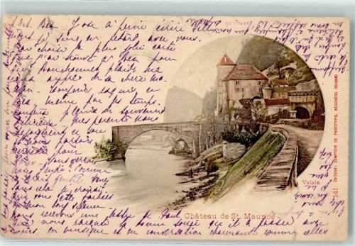 St-Maurice 1899 Schloss