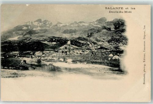 Salvan Auberge de Salanfe Zahn des Midi