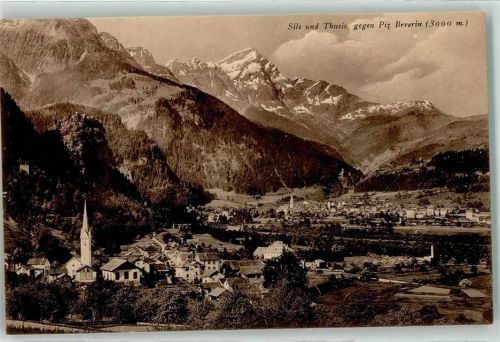 Thusis Silz und Thusis gegen Piz Beverin