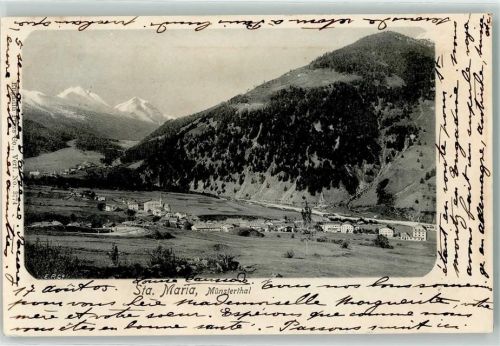 Sta. Maria Val Müstair 1905 Münsterthal