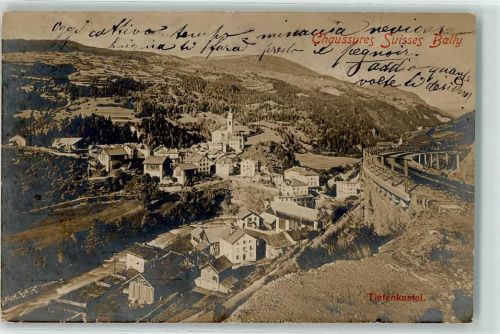 Tiefencastel 1905 Eisenbahnviadukt