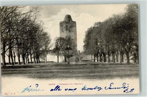 Orbe 1901 Terrasse du Chateau