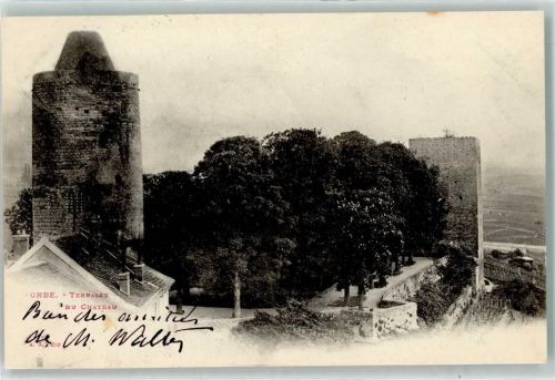 Orbe 1901 Terrasse du Chateau