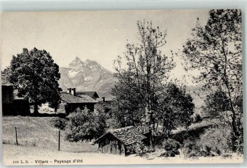 Villars-sur-Ollon 1919 Paysage d`ete