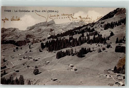 La Comballaz 1912 et Tour d`Ay