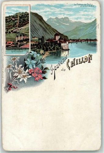 Chillon Standseilbahn et la Dent du Midi