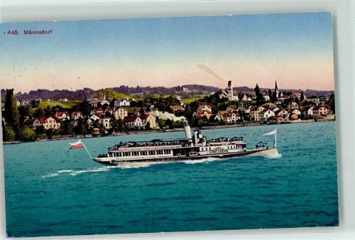 Männedorf Dampfer Stadt Zürich