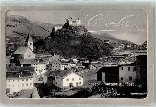 Tarasp Fontana et Chateau Chokolat Suchard