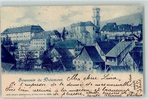 Delémont 1901 Eglise-St-Marcel