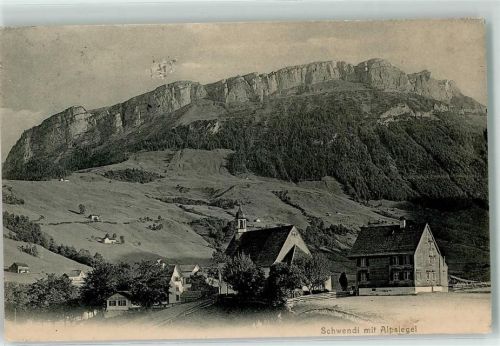 Heiligenschwendi 1904 mit Alpsiegel