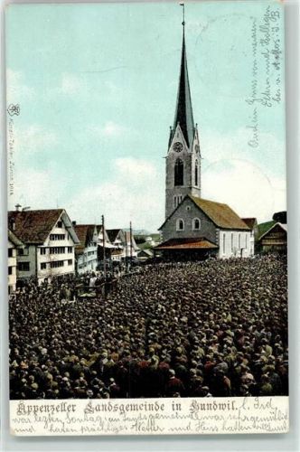 Hundwil 1905 Appenzeller Landesgemeinde