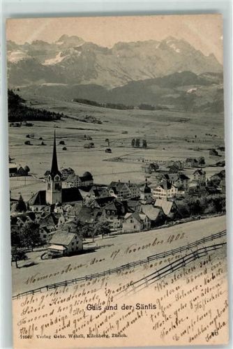 Gais 1903 der Säntis