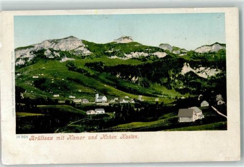 Brülisau mit Kamor und Hohen Kasten