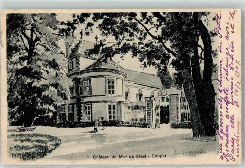 Coppet 1907 Chateau de Mme de Stael