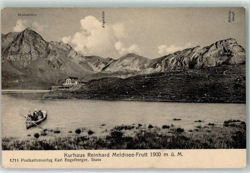 Kerns 1913 Kurhaus Reinhard Melchsee Frutt Ruderer
