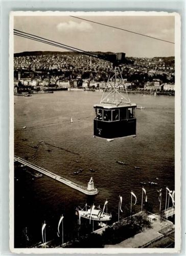 Zürich Schweizerische Landesausstellung Seilschwebebahn