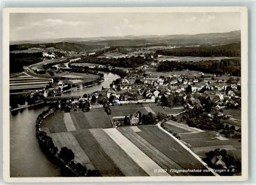 Wangen an der Aare Fliegeraufnahme